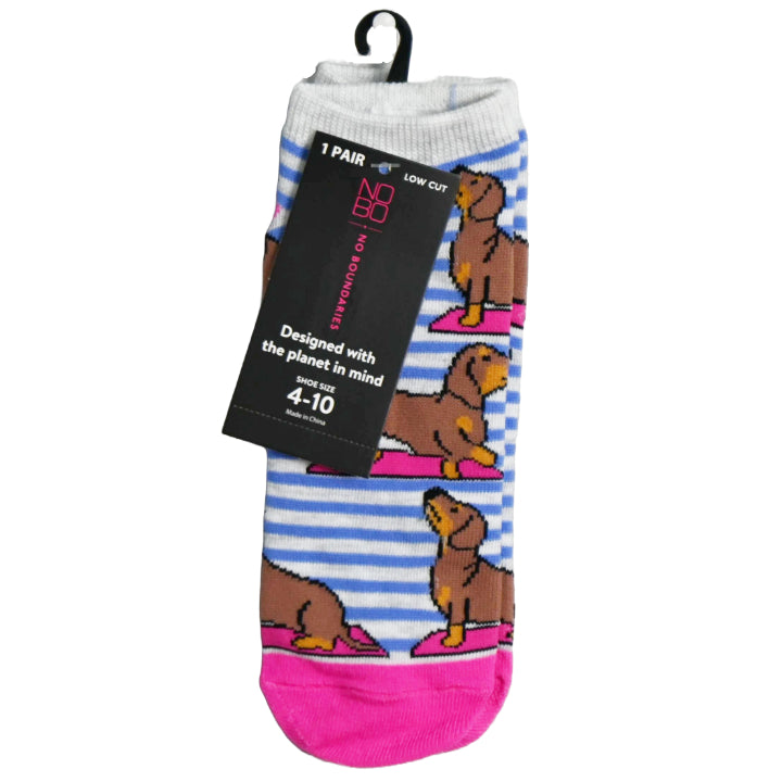 1pk DOG YOGA NS SOCKS SIZE 9-11 C/P 24