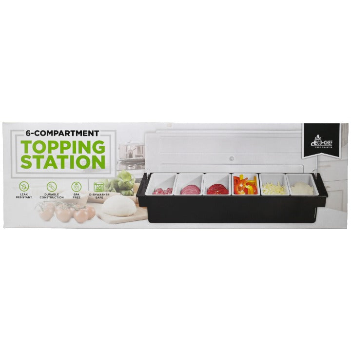 6 Section Prep Station C/P 12 Eco and Chef