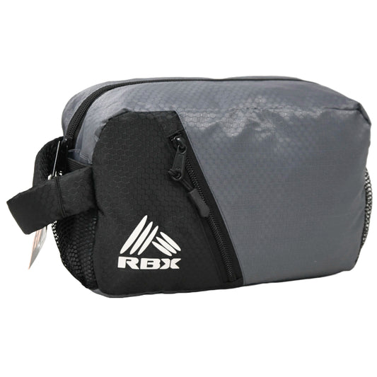 *OUTSIDE OF CA* LRG GRAY MEN RBX BLACK TOILETRY BAG C/P 16