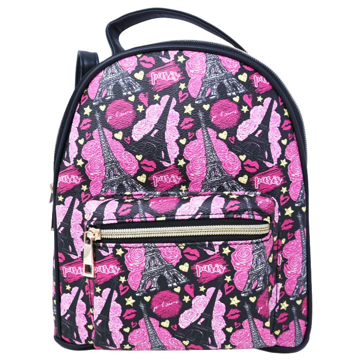 BLK PNK PARIS BACKPACK (NO UPC, HAS PROP 65 LABEL) C/P 20