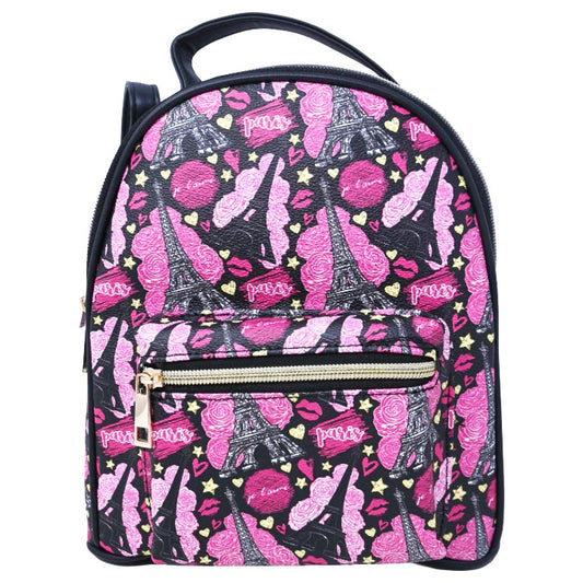 BLK PNK PARIS BACKPACK (NO UPC, HAS PROP 65 LABEL) C/P 20