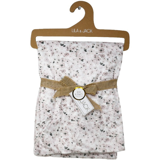 Pnk Floral Throw C/P 30 Lila & Jack
