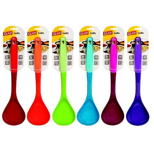 GLAD CRYSTAL LADLE ASSTD CLRS C/P 24