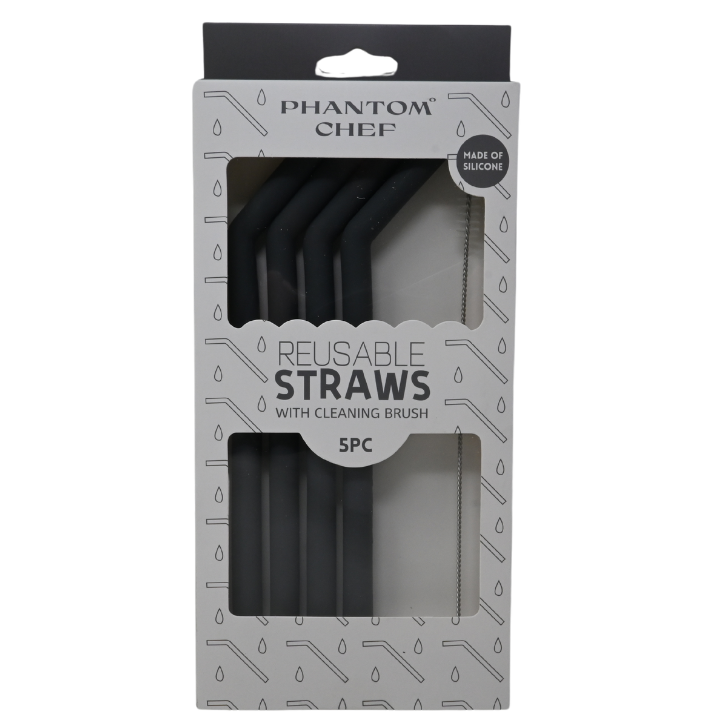 5pc Smk Straw Set C/P 24 Phantom Chef
