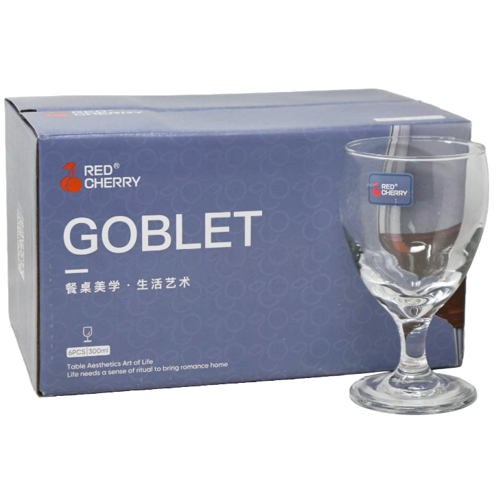 6pc 9.86oz WINE GLASS-GIFT BOX C/P 8