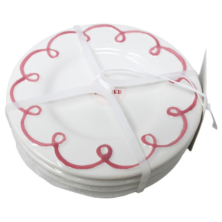 4pc Euro Plate Set Ceramic C/P 16 Luna & Sage
