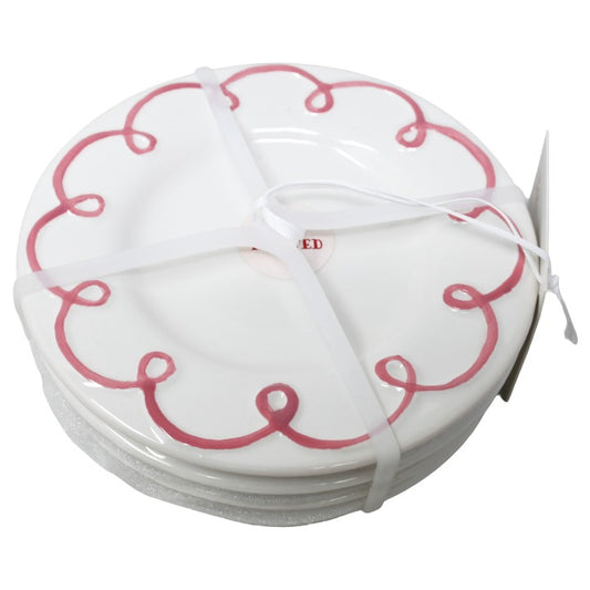 4pc Euro Plate Set Ceramic C/P 16 Luna & Sage