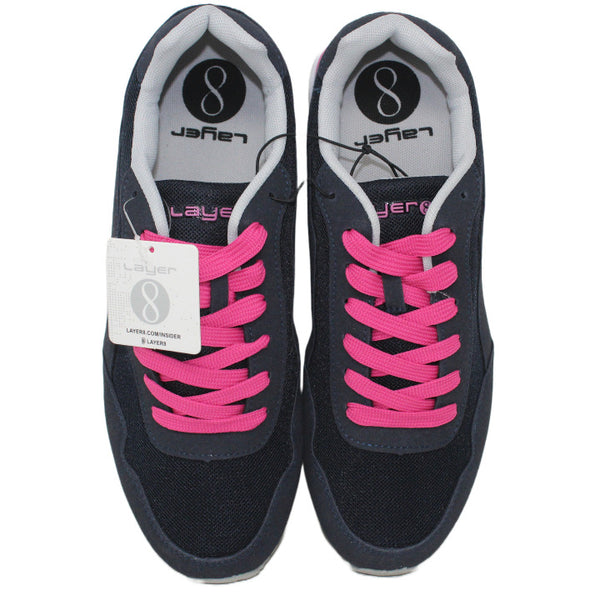 WOMEN NAVY VINTAGE SNEAKER ASST SIZE C/P 18
