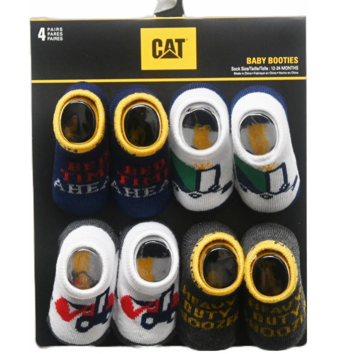 4pk CATERPILLAR BEDTIME BOOTIES C/P 36