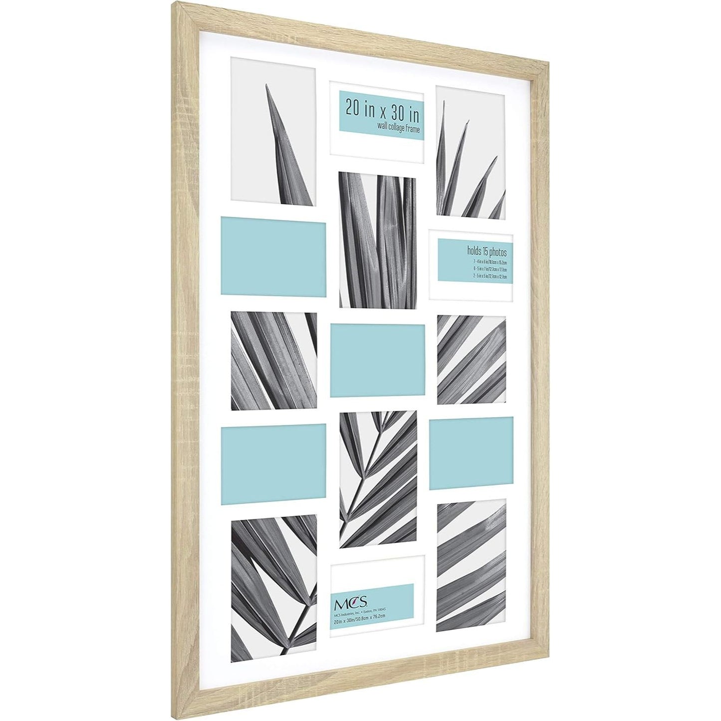 2PK 20"x30" COLLAGE FRAME NAT STUDIO WOODGRAIN C/P 1