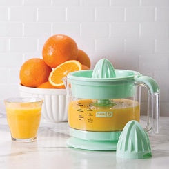 TEAL DUAL CITRUS JUICER C/P 4