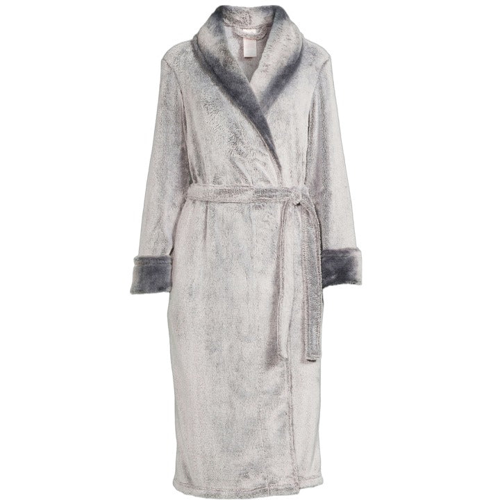 MEDIUM WOMEN GRAY SLEEP ROBE C/P 12