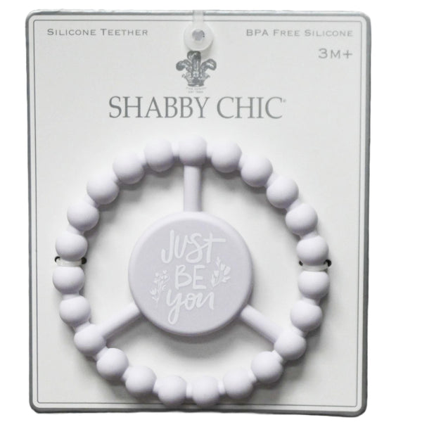 1pc Silicone Peace Teether - Lavender "Just Be You" C/P 100
