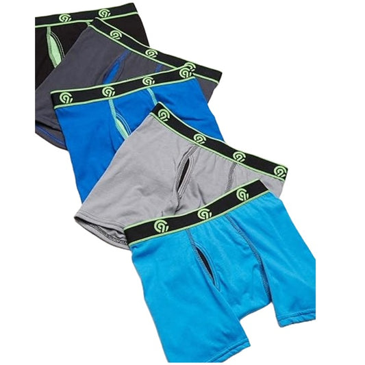 5pk LRG BOYS ASST COLOR BOXER BRIEFS C9 CHAMPION C/P 12