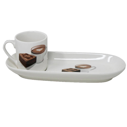 2pc BROWNIE COFFEE TRAY C/P 24