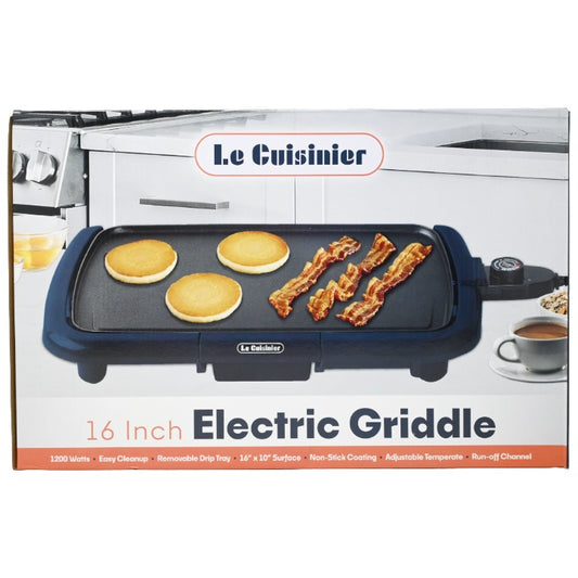 Blu Electric Griddle C/P 4 Le Cuisinier
