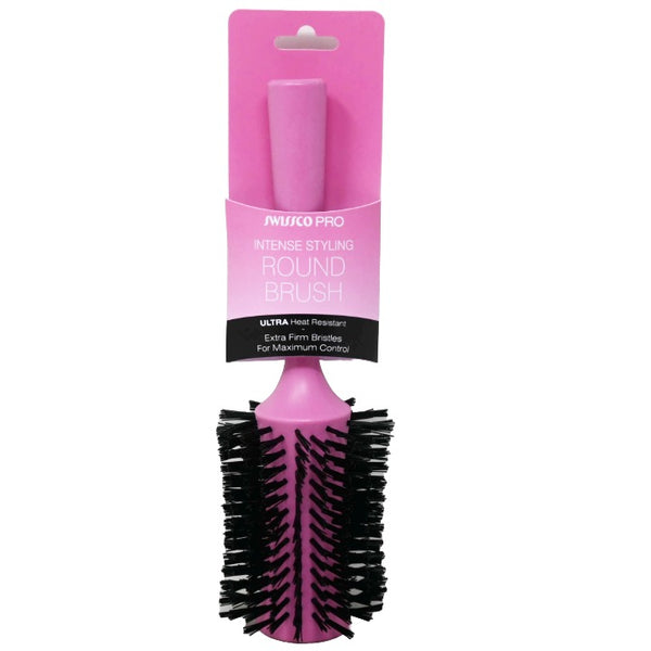 LARGE HOT PINK ROUND BRUSH SWISSCO C/P 48