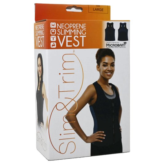 LRG 2-TONE NAVY NEOPRENE VEST (BOXED) C/P 12