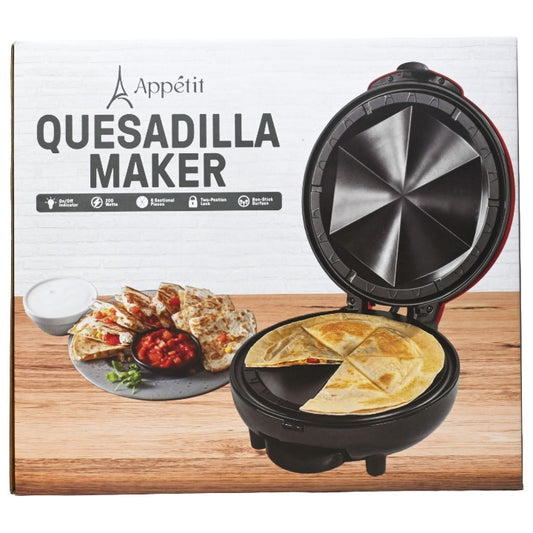 Rd Quesadilla Maker C/P 4 Appetit