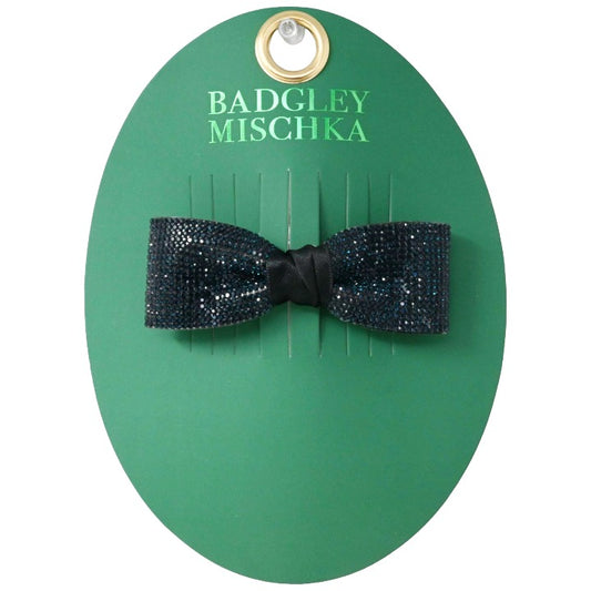 Rhinestone Bow Hair Barrette C/P 144 Inner Bag 36 Badgley Mischka