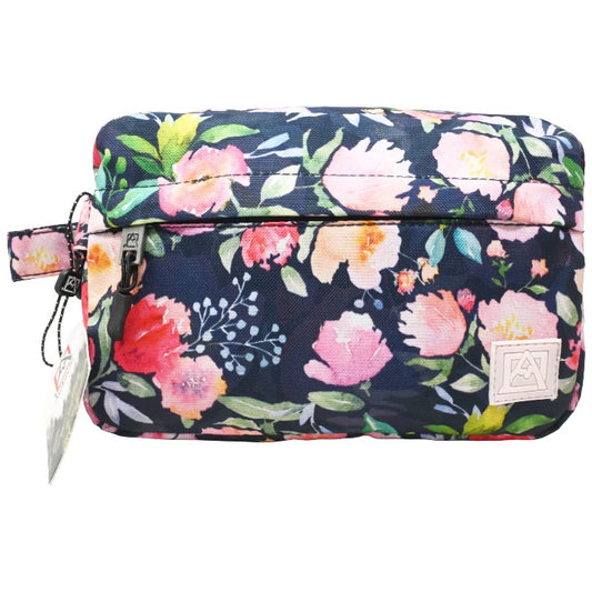 *OUTSIDE OF CA*SM NVY FLWR TOILETRY BAG C/P 40 AVALANCHE