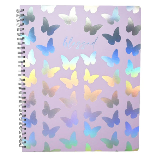 Side Tab Sprial Notebook Butterflies C/P 12