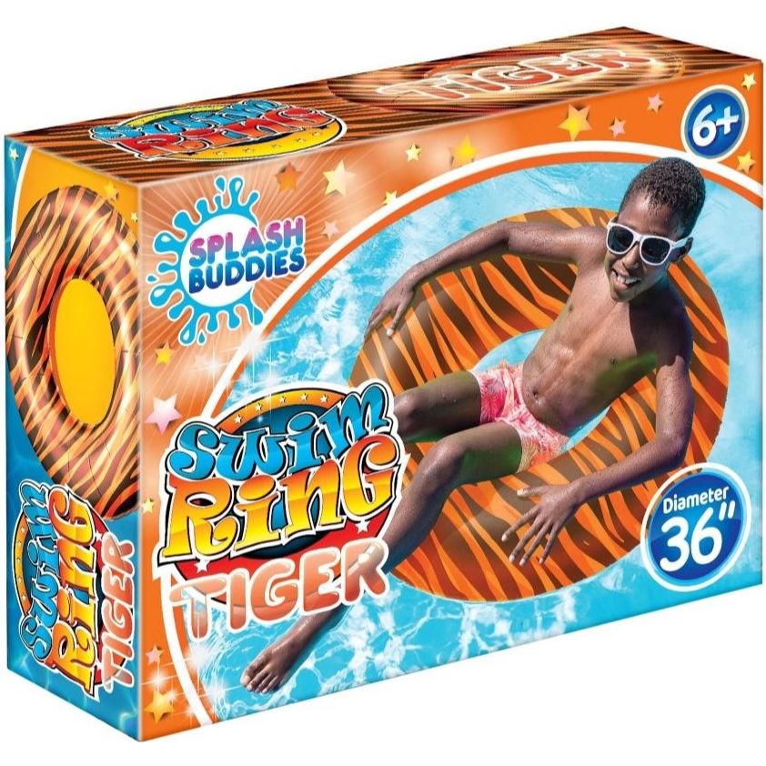TIGER POOL FLOAT SWIM RING C/P 12