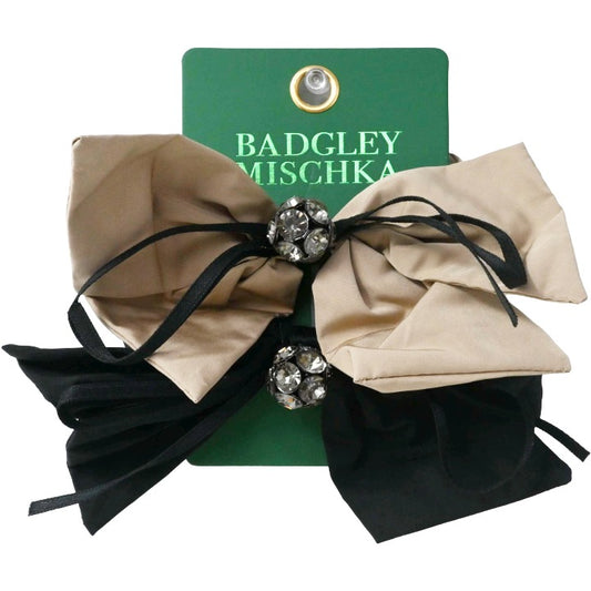 2pc Bow Hair Scrunchies Set C/P 216 Inner Bag 36 Badgley Mischka