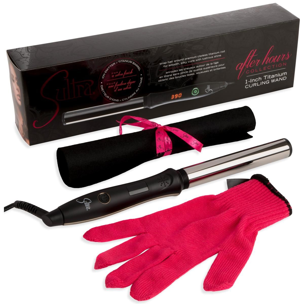 1" Curling Wand Titanium C/P 18 SULTRA