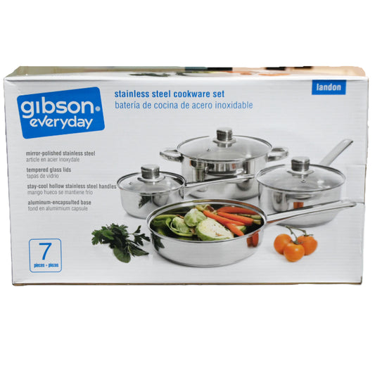 7pc GV LANDON S.STEEL COOKWARE SET C/P 2