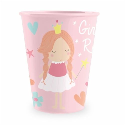 9" Kids Tapered Tumbler - Girls Rule C/P 6