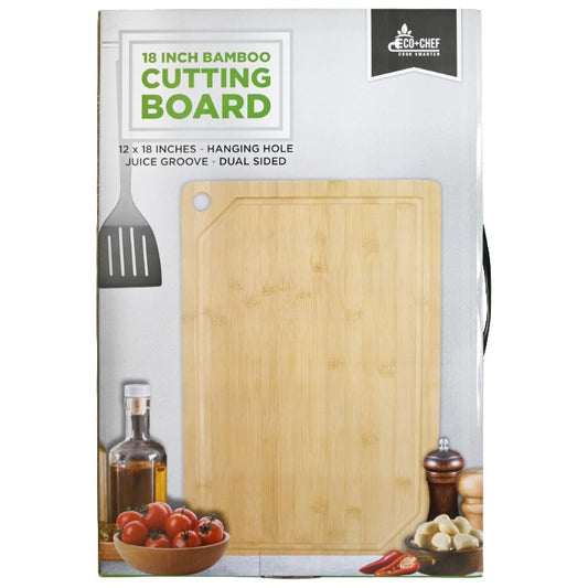 XL Bamboo Cutting Board C/P 8 Eco and Chef