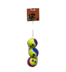 3PC Pet tennis, Size:dia6cm, Weight: 196g C/P 36