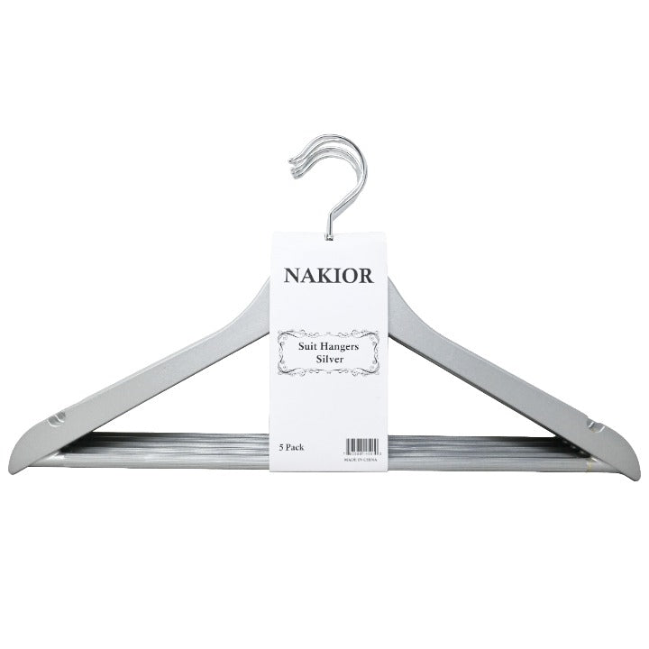 5pk Slv Suit Hanger Set C/P 10