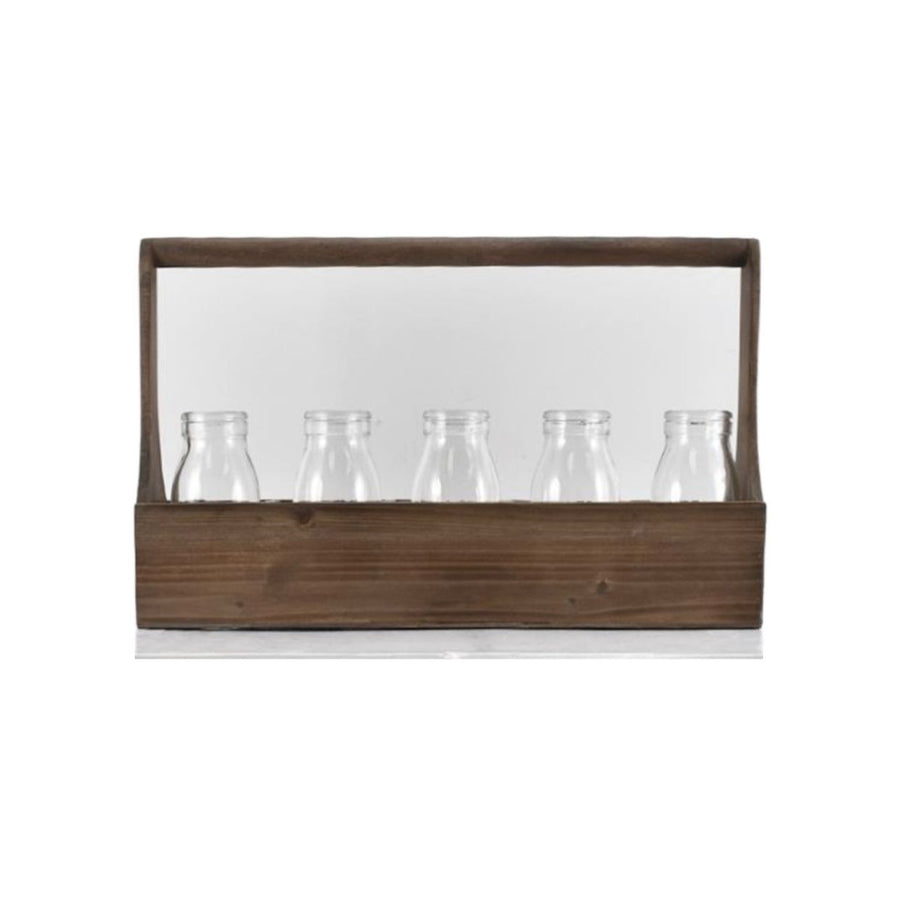 HANDLED CRATE WITH 5 BOTTLES C/P 2