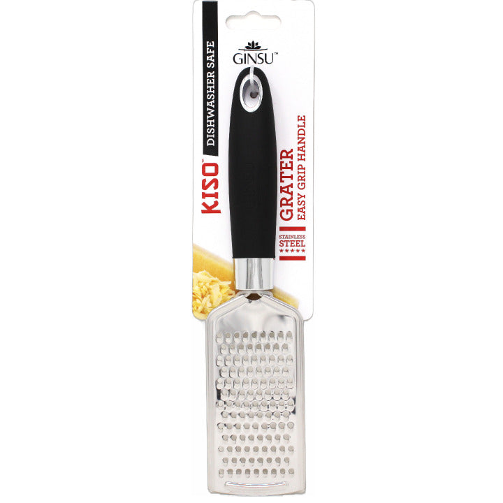 GINSU GRATER WITH BLACK EMBOSSED HANDLE C/P 48