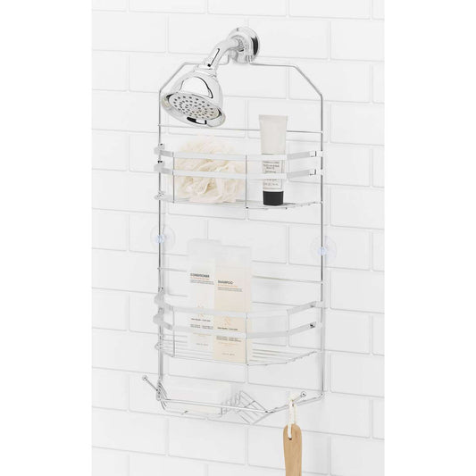 2.5 TIER CHROME ROSEWORTH SHOWER CADDY C/P 12