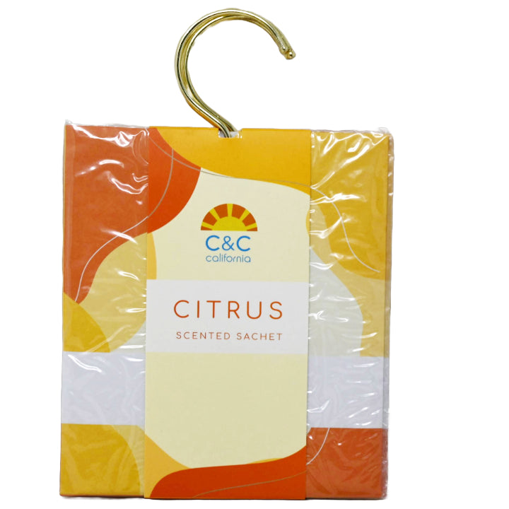 4pk CITRUS SCENTED CLOSET SACHET C/P 100