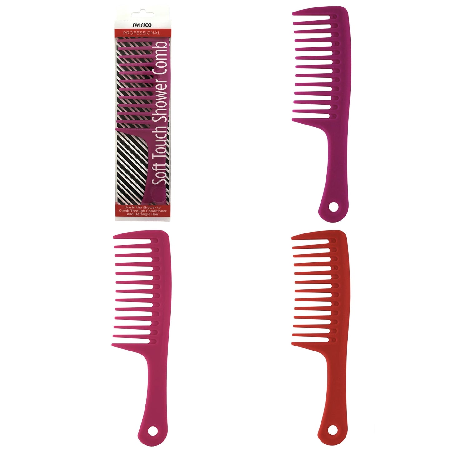 SOFT TOUCH SHOWER COMB C/P 144