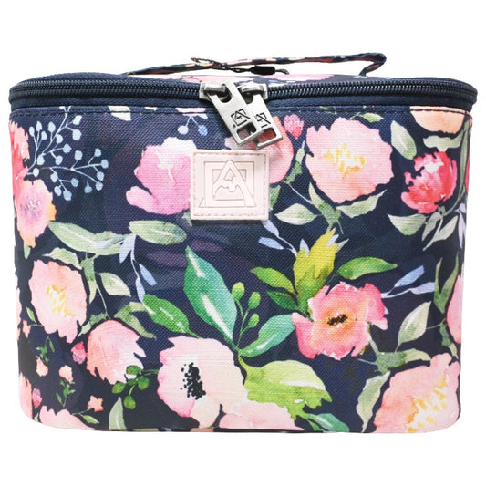 *OUTSIDE OF CA*NVY FLWR TRAIN CASE C/P 24 AVALANCHE