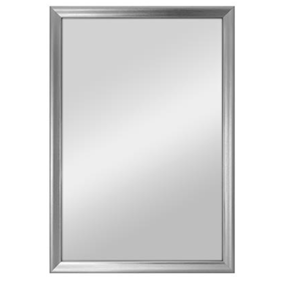 23x34.25" LARA PEWTER FRAMED MIRROR C/P1