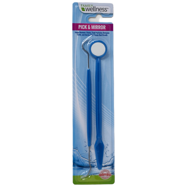Blue Dental Pick and Mirror c/p 144