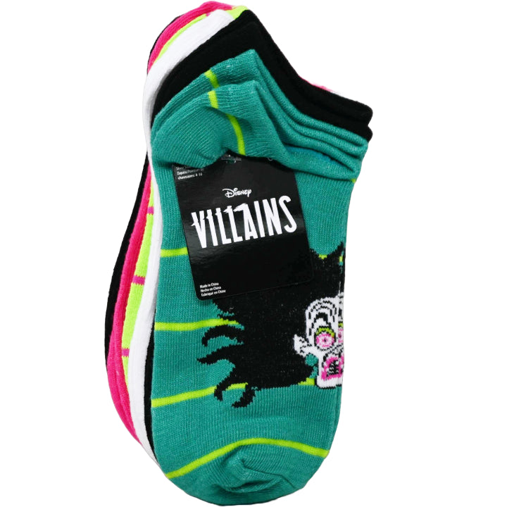6pk WOMEN VILLAINS GREEN W/ENVY NS SOCKS SIZE 9-11 C/P 60