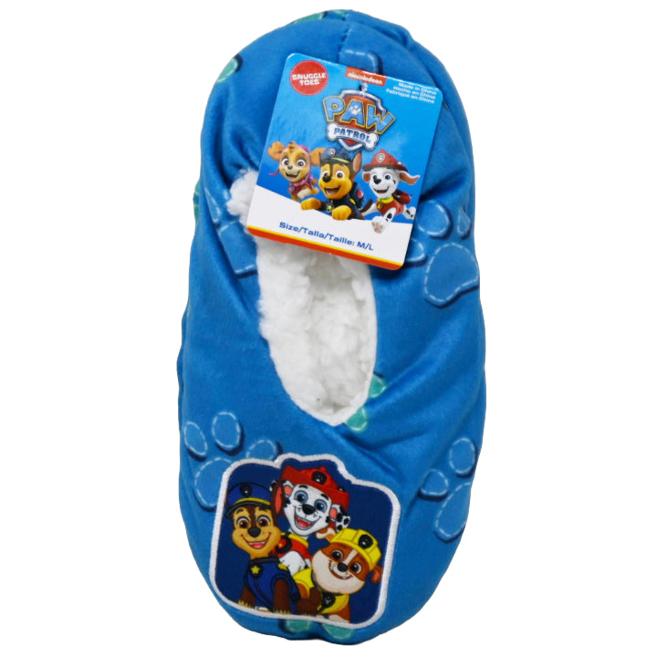 1pk M/L BOYS PAW PATROL THE BOYS SNUGGLE TOE BOOTIES C/P 60