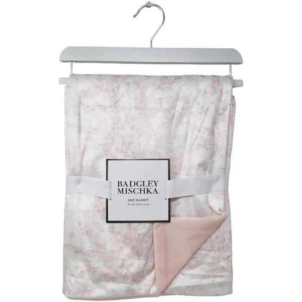 Pnk Floral Throw C/P 30 Badgley Mischka