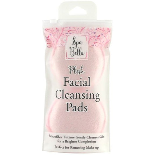 2pk PLUSH FACIAL CLEANSING PADS C/P 144