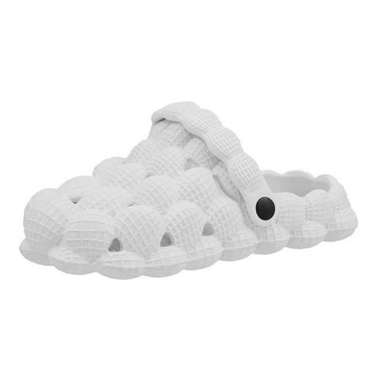 *OUTSIDE OF CA* KIDS WHITE PEANUT CLOG 6-ASST SIZE C/P 12