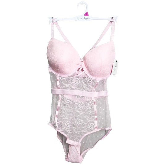 Pnk Lace Bodysuit C/P 36 French Affair