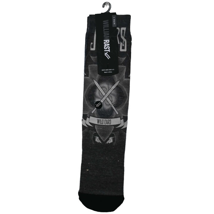 *NO USA* Mens 10-13 Navy 1 pair Jokers Socks William Rast (PRE-PRICE $14.00) C/P 120