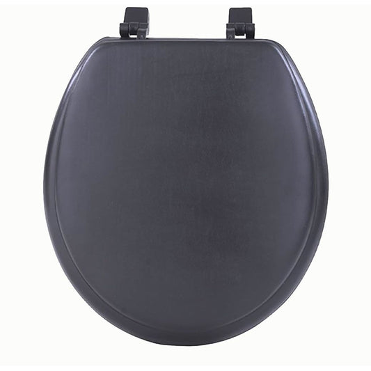 *OUTSIDE OF CA*Toilet Seat Soft Black C/P 6